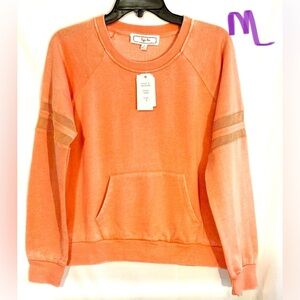 Hippie Rose Orange Sweatshirt